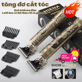 （giao hàng 24h）Tông Đơ Cắt Tóc / Cạo Râu Điện Tử T9 USB Không Dây Có Thể Sạc Lại Cho Nam Và Nữ