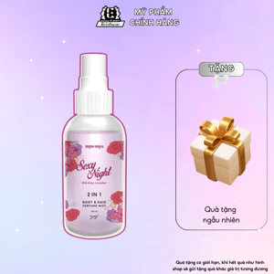 Xịt thơm tóc và cơ thể hương nước hoa Myu Niqu dung tích 100ml hàng nội địa Thái Lan