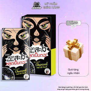 Mặt nạ lột tinh chất than tre bùn đen THE ORIGINAL se khít lỗ chân lông kiềm dầu giảm mụn đầu đen hàng nội địa Thái Lan