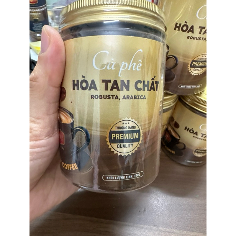 Cà phê hoà tan chất ( Arabica +Robusta ) Hũ 100 g date 11/2026