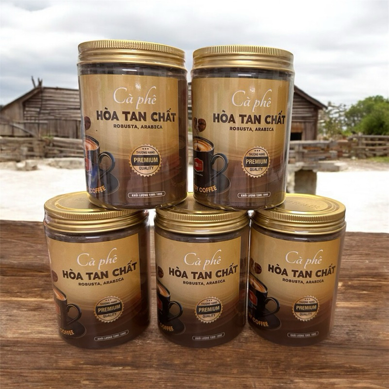 Cà phê hoà tan chất ( Arabica +Robusta ) Hũ 100 g date 11/2026