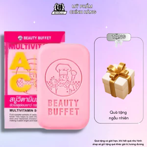 Xà phòng dưỡng da BEAUTY BUFFET 100G bổ sung vitamin dưỡng chất cho da hàng nội địa Thái Lan