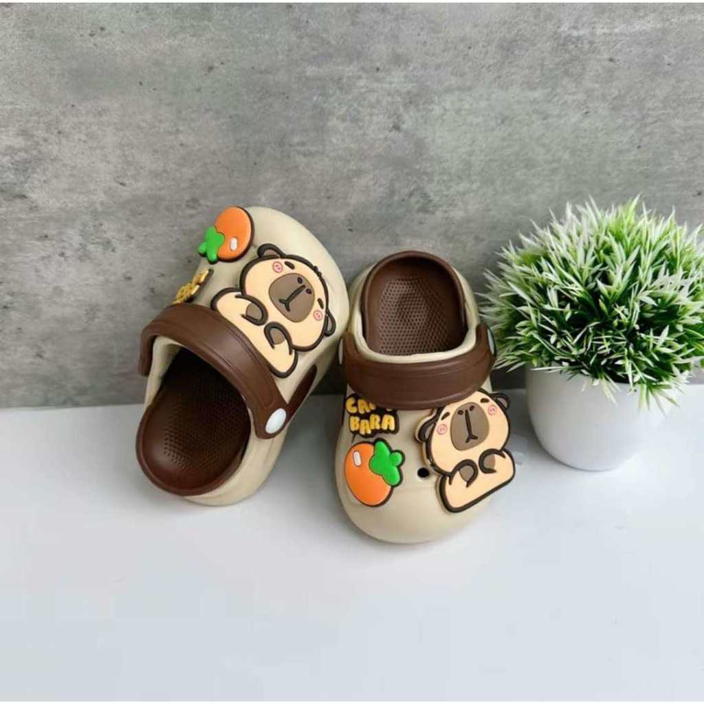 SỤC CAPY BARA Cho Bé Gái Bé Trai Siêu Nhẹ Êm Mềm Thoáng Khí Đi Mùa Hè Thoải mái Chất Liệu Đế EVA mã mới