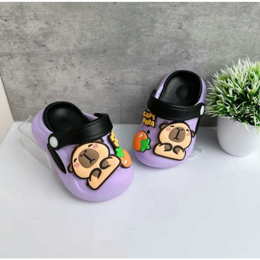 SỤC CAPY BARA Cho Bé Gái Bé Trai Siêu Nhẹ Êm Mềm Thoáng Khí Đi Mùa Hè Thoải mái Chất Liệu Đế EVA mã mới