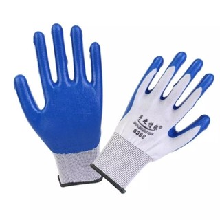 TÚI 12 ĐÔI găng tay phủ PU #388, găng tay lao động, găng tay 388 màu đỏ đen