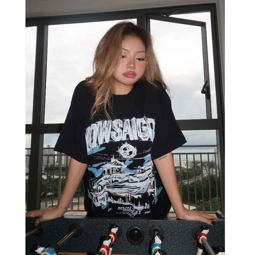 Ao Phong Nowsaigon Loneliness Tee Den Local Brand Chinh Hang 1 main image 1
