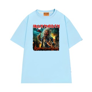 Áo Thun Ban Nhạc Rock Iron Maiden NGỐ TEE Form Rộng Phong Cách Đường Phố Phù Hợp Với Giới Trẻ