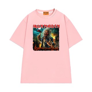 Áo Thun Ban Nhạc Rock Iron Maiden NGỐ TEE Form Rộng Phong Cách Đường Phố Phù Hợp Với Giới Trẻ
