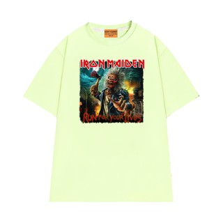 Áo Thun Ban Nhạc Rock Iron Maiden NGỐ TEE Form Rộng Phong Cách Đường Phố Phù Hợp Với Giới Trẻ