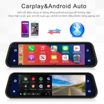 Camera hành trình ô tô A10 3 mắt Vietmap Live chỉ đường Cảnh báo giao thông Có điều khiển giọng nói Bảo hành 1 năm — ảnh 7