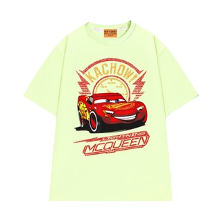 Áo Thun Unisex Hoạt Hình NGỐ TEE The Car - Lightning Mcqueen Chất Vải Cotton 75 Mềm Mịn Thoáng Mát