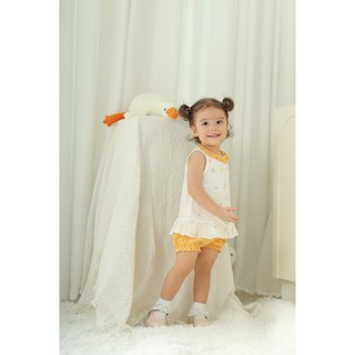 NGỌC BẢO AN KIDS (9M-7Y) Bộ quần áo sát nách chất cotton mềm mại, thoáng mát, co giãn tốt dành cho bé từ 8kg5 đến 25kg