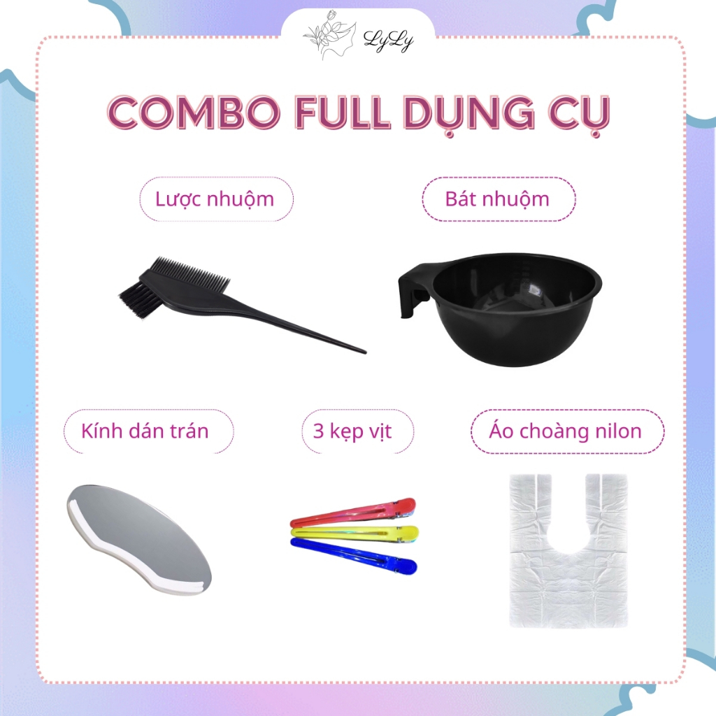 Thuốc nhuộm tóc màu CAM CHÁY, thuốc nhuộm tóc cao cấp, kem nhuộm tóc tại nhà tiện lợi COLORKING