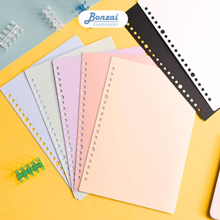 SET 2 BÌA NHỰA B5, A5 LÀM SỔ CÒNG  MÀU PASTEL XINH XẮN-BONZAI