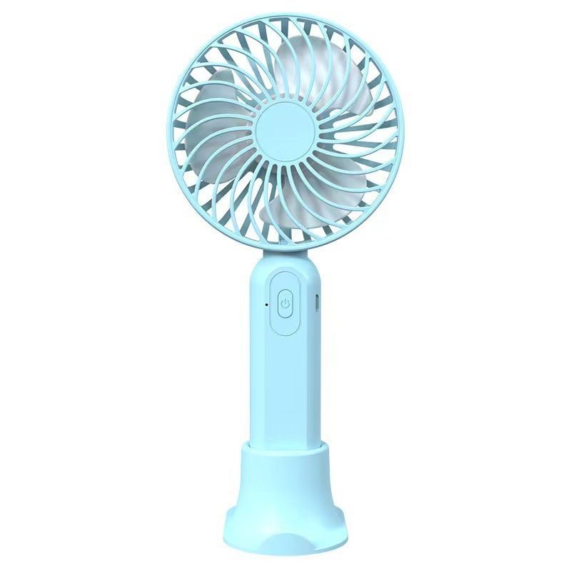 Quạt Mini Cầm Tay, Quạt Led Mini Công Suất Cao, Quạt Mini Tích Điện Tiện Lợi Nhiều Màu Sắc