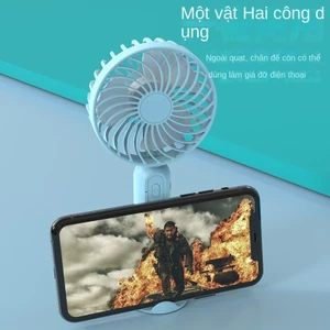 Quạt Mini Cầm Tay, Quạt Led Mini Công Suất Cao, Quạt Mini Tích Điện Tiện Lợi Nhiều Màu Sắc