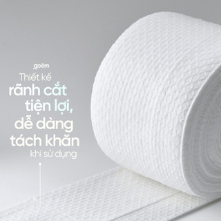 Khăn mặt khô cao cấp siêu mềm đa năng Goêm Roll Cuộn 70 miếng