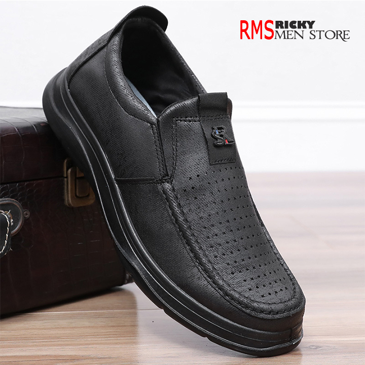 Giày lười nam trung niên kiểu dáng thể thao cao cấp cho bố RickyMen M-8A