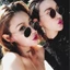 Mắt kính râm mát tự sướng thầy bói đen bạc vàng phong cách Hàn Quốc chụp ảnh kỷ yếu áo dài đám cưới đẹp giá rẻ ABICA 305