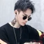 Mắt kính râm mát tự sướng thầy bói đen bạc vàng phong cách Hàn Quốc chụp ảnh kỷ yếu áo dài đám cưới đẹp giá rẻ ABICA 305