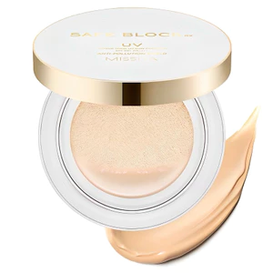 PHẤN NƯỚC NÂNG TONE CHỐNG NẮNG MISSHA SAFE BLOCK RX COVER TONE UP SPF50+ PA++++, 14g