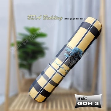 Gối ôm người lớn,ruột gối + vỏ gối ôm có khoá kéo, chất vải cotton 100%, đã kèm ruột gối
