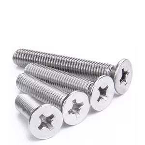 50 cái M3 vít pake đầu bằng thân bulong inox201 M3
