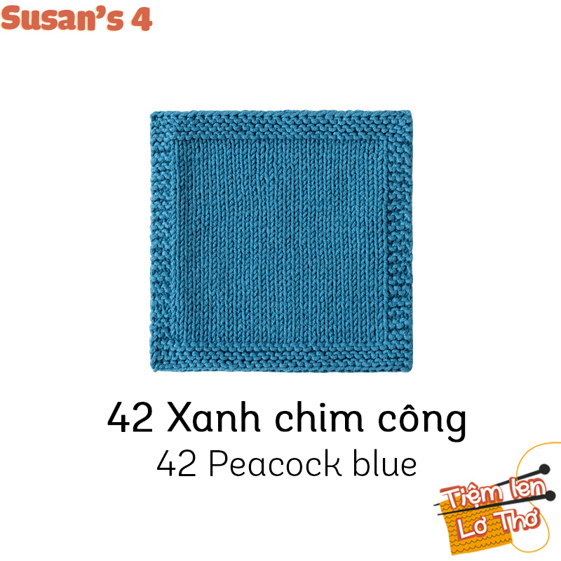 42 Xanh chim công