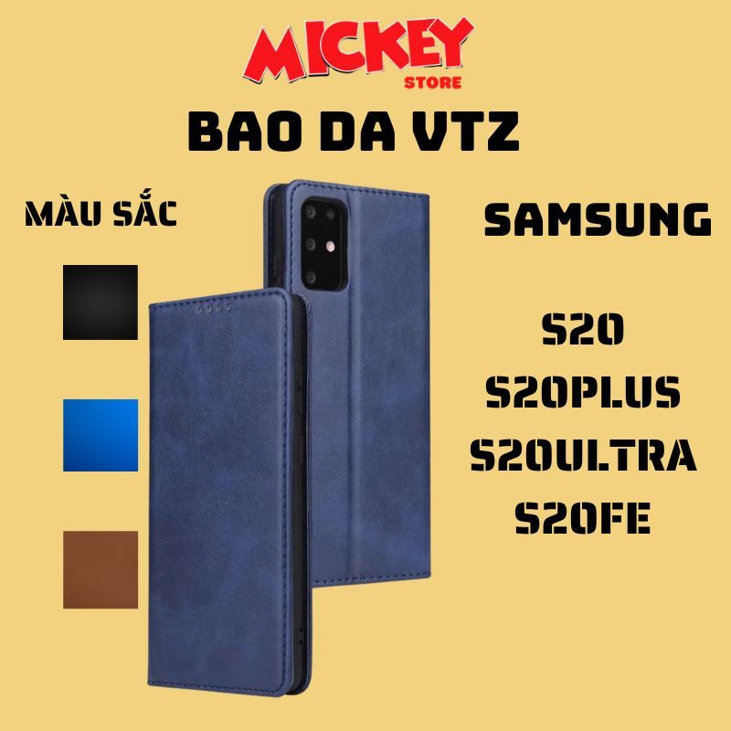 Bao da Samsung S20 / S20 Plus / S20 Ultra / S20 FE có khay đựng thẻ ATM