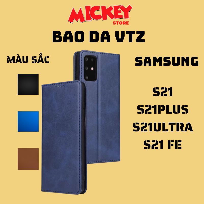 Bao da Samsung S21 S21PLUS S21ULTRA S21FE có khay đựng thẻ ATM