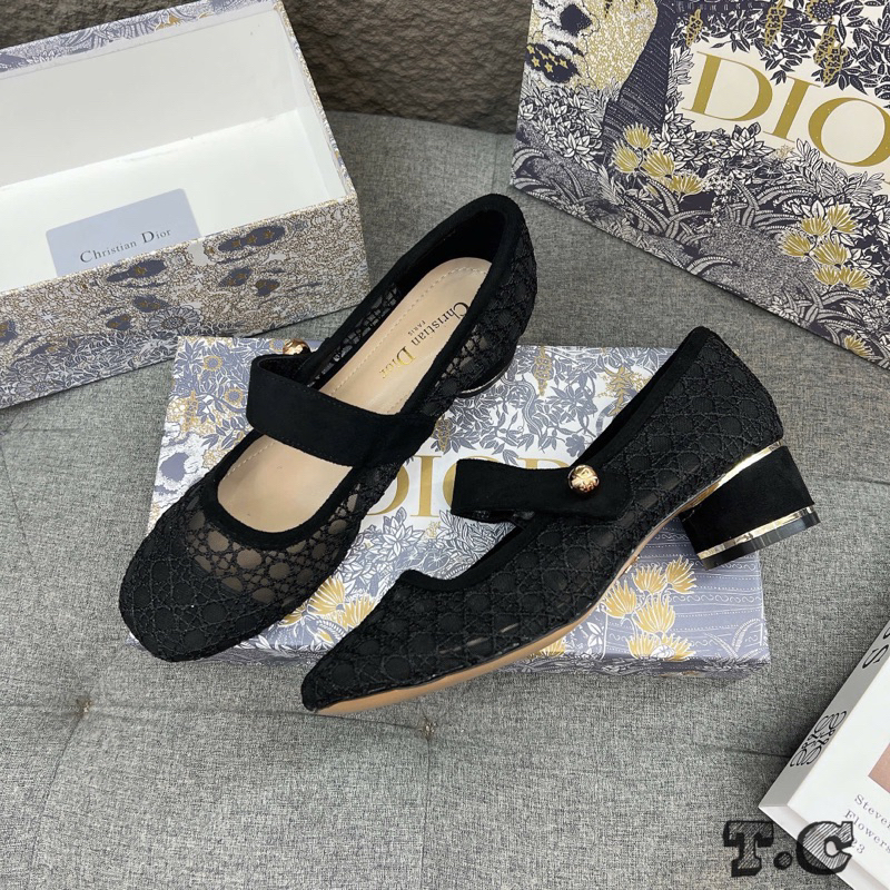 🌸 Guốc   lưới   Chất nhung