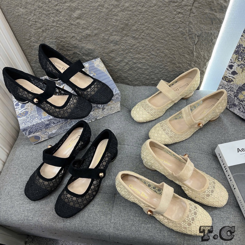 🌸 Guốc   lưới   Chất nhung