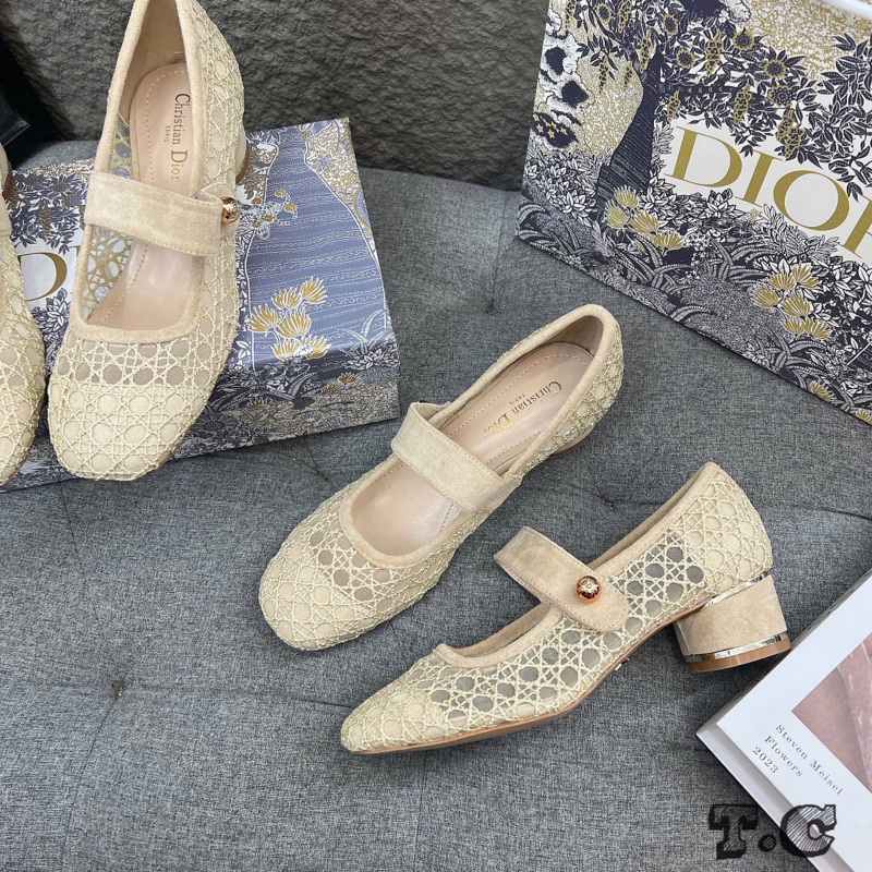 🌸 Guốc   lưới   Chất nhung