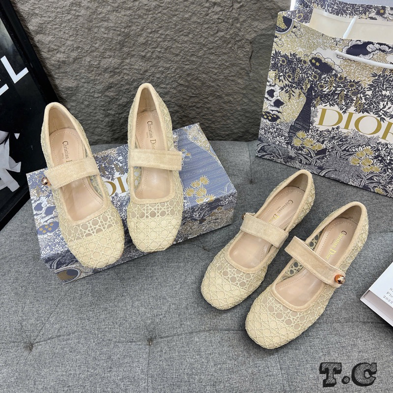 🌸 Guốc   lưới   Chất nhung