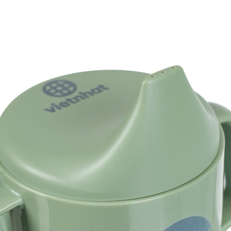 Bình Đựng Nước 10-36 Tháng Có Tay Cầm Chống Rò Rỉ Chống Sốc Cho Bé Sơ Sinh 240ml Việt Nhật 0106
