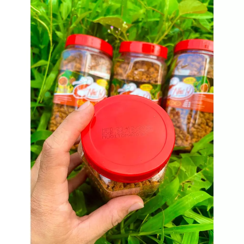 Muối Tôm Như Ý Chính Hãng ( Loại Cay Ngon ) 400gr Hủ Lớn Gia Vị - Khui Muối Trúng Vàng Vận May Ngập
