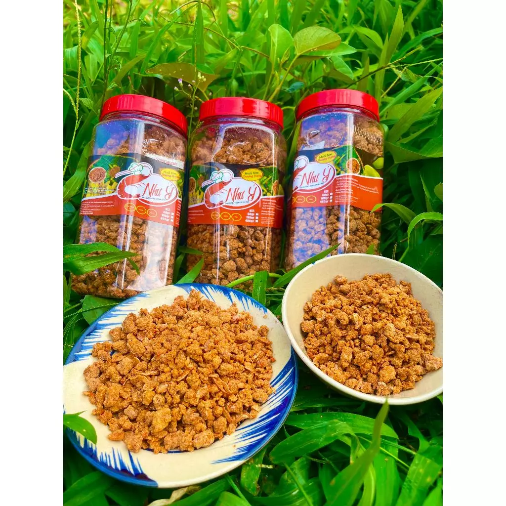 Muối Tôm Như Ý Chính Hãng ( Loại Cay Ngon ) 400gr Hủ Lớn Gia Vị - Khui Muối Trúng Vàng Vận May Ngập