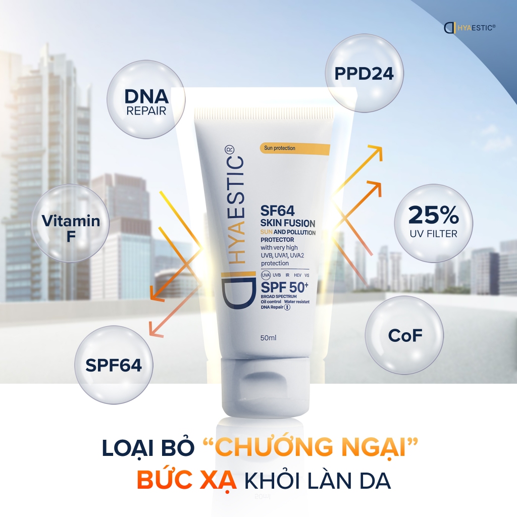 Kem chống nắng Hyaestic Skin Fushion SF64