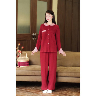 𝗛𝗮̀𝗻𝗴 𝗰𝗵𝗶́𝗻𝗵 𝗵𝗮̃𝗻𝗴 Set Đồ Ngủ Pyjama Giao Mùa len form rộng cao cấp - ON WORKSHOP