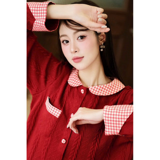 𝗛𝗮̀𝗻𝗴 𝗰𝗵𝗶́𝗻𝗵 𝗵𝗮̃𝗻𝗴 Set Đồ Ngủ Pyjama Giao Mùa len form rộng cao cấp - ON WORKSHOP