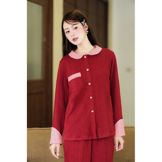 𝗛𝗮̀𝗻𝗴 𝗰𝗵𝗶́𝗻𝗵 𝗵𝗮̃𝗻𝗴 Set Đồ Ngủ Pyjama Giao Mùa len form rộng cao cấp - ON WORKSHOP