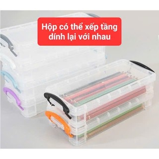 +Hộp nhựa đa năng có khả năng gài xếp tầng rất tiện dụng, hộp nhựa đựng dụng cụ, đựng trang sức