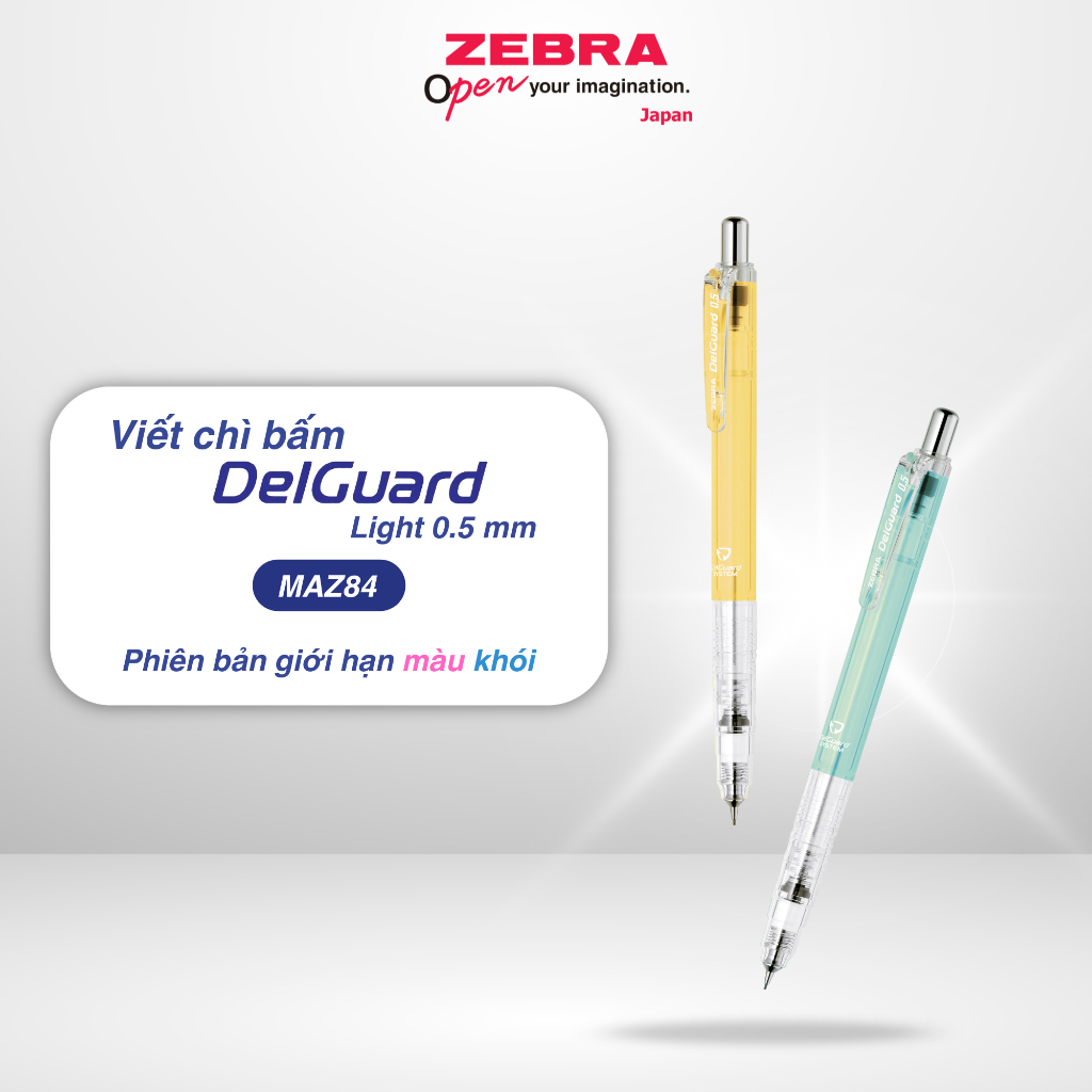 Ảnh Bút Chì bấm không gãy Zebra Delguard Light Smoky Color 0.5mm [Chính hãng] - Phiên bản giới hạn 1