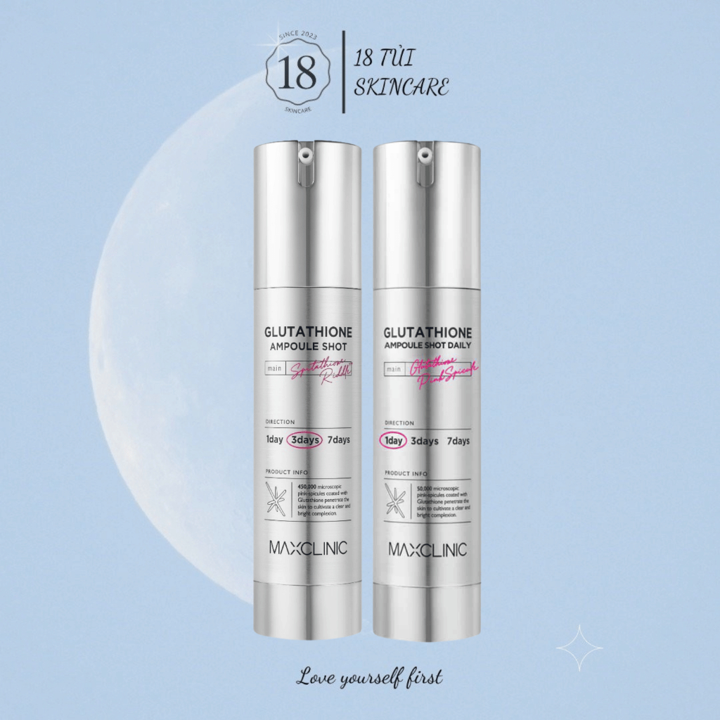 maxclinic glutathione ampoule shot 50ml Tinh Chất Vi Kim Maxclinic Glutathion Ampoule Shot 50ml