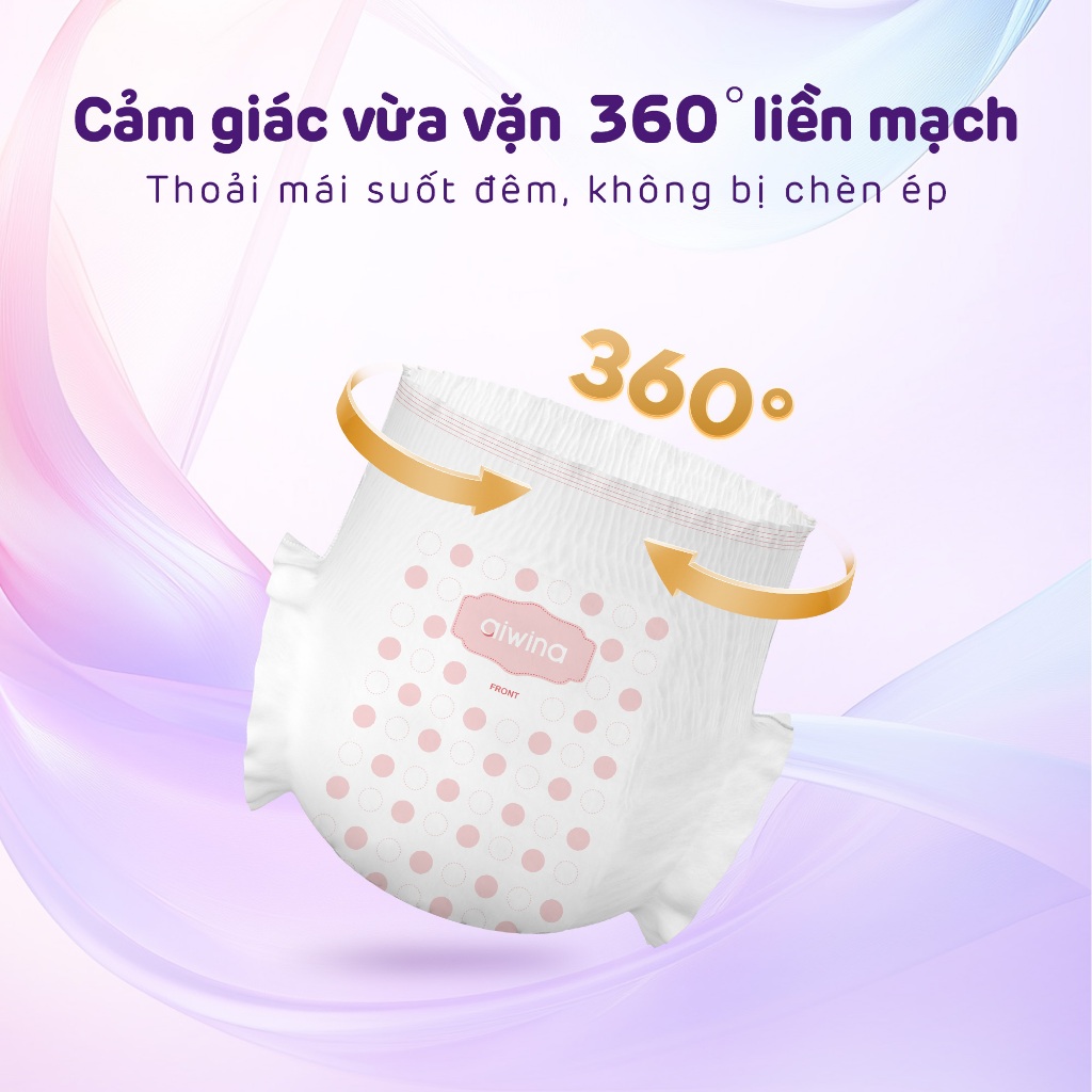Combo 4 Băng vệ sinh quần Aiwina ngày và đêm size S/M gói 3 miếng