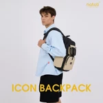 Balo local brand học sinh hàn quốc thương hiệu NATOLI chất vải canvas thời trang chống nước dày dặn ICON BACKPACK B13 — ảnh 2