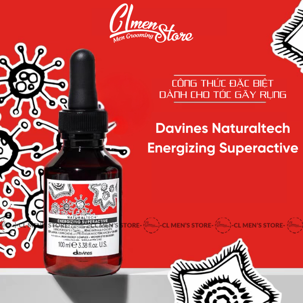 Tinh chất Dưỡng tóc Chống rụng tóc Davines Energizing Superactive - 100ml