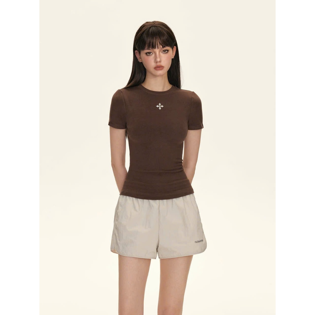 Áo Thun Body In Hình Ngực, Áo Thun Zip Chất Vải Cotton Co Dãn Thoáng Mát Miha Studio