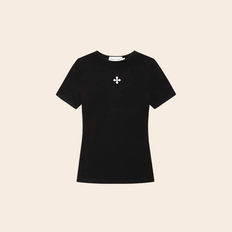 Áo Thun Body In Hình Ngực, Áo Thun Zip Chất Vải Cotton Co Dãn Thoáng Mát Miha Studio