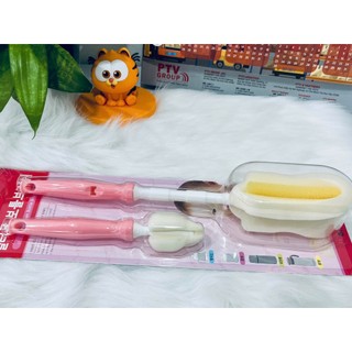 Bộ Cọ Bình Sữa - Núm Ti HIBEE Filter Đa Dụng (Xanh Da Trời/Hồng)